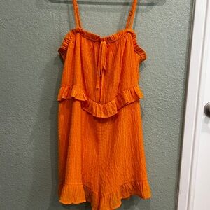 Orange Romper